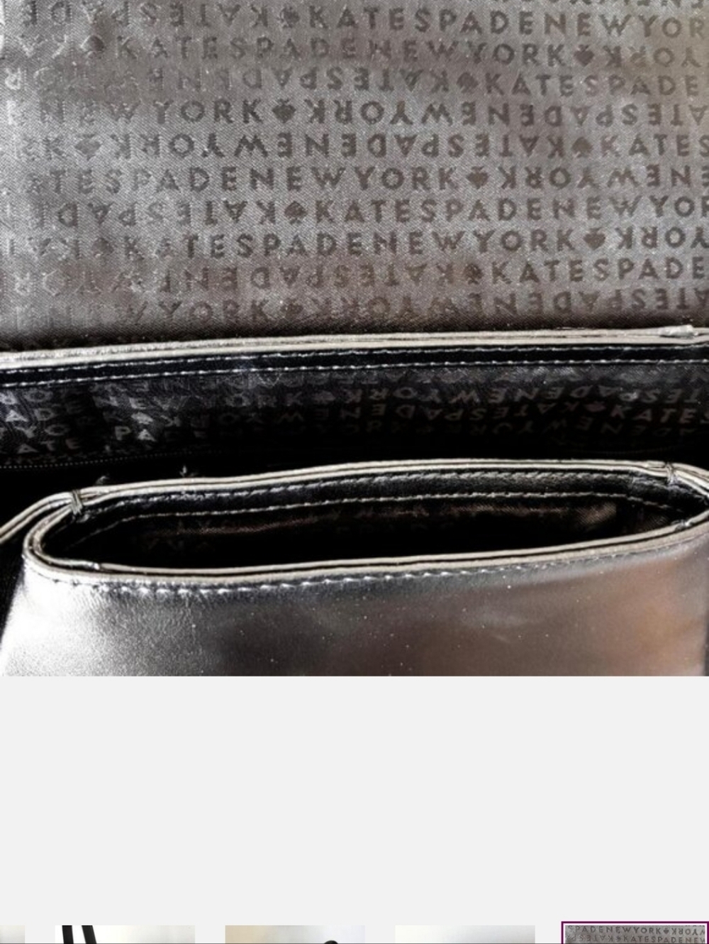 Kate Spade Black Camden Way  Top-Handle/Crossbody Satchel with Gold Hardware - Picture 7 of 8